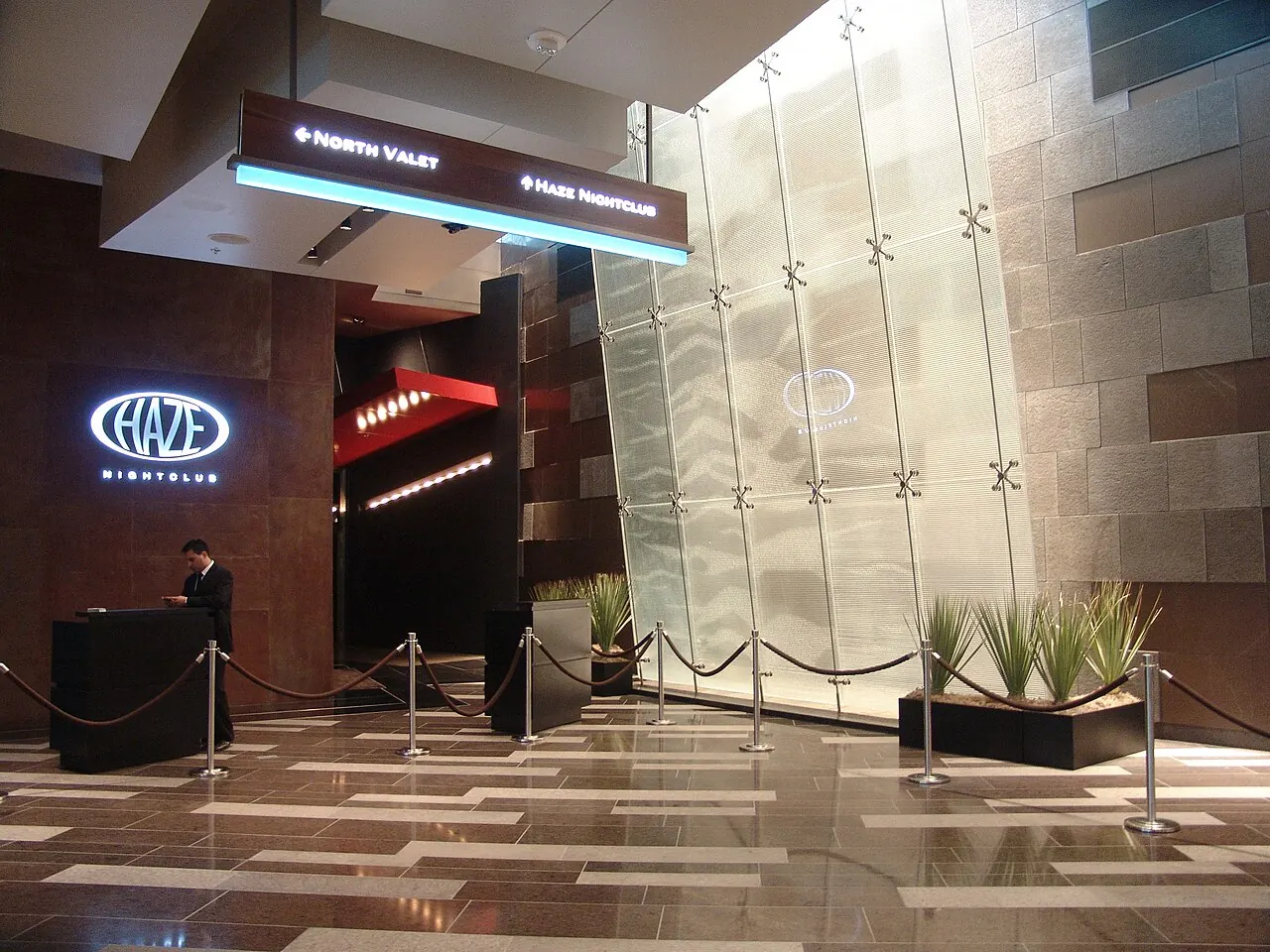 ARIA Resort & Casino, Las Vegas: Haze Nightclub Aria Resort & Casino Las Vegas Entrance